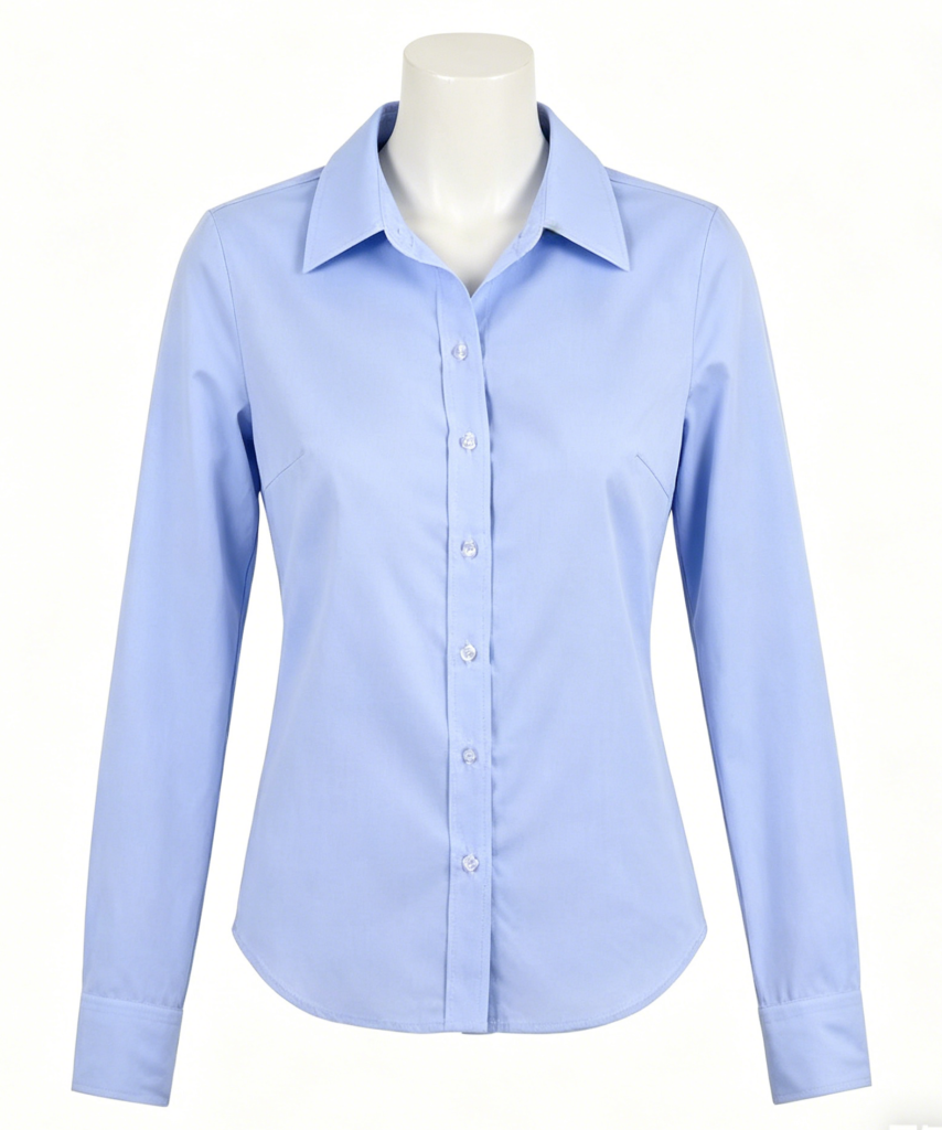 Light Blue Fitted Bloe