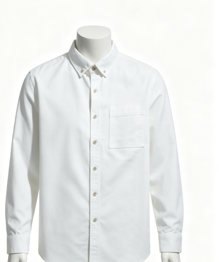 White Oxford Casual Shirt