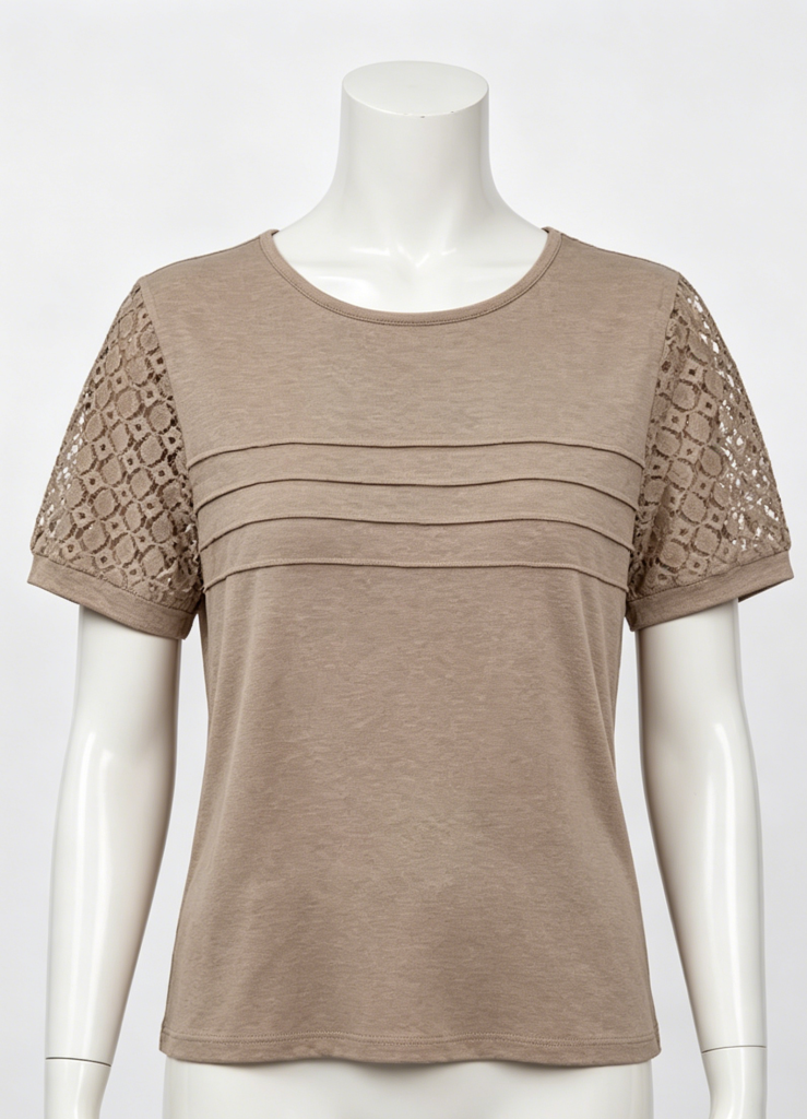 Essential White Fitted Crew Neck T-Shirt